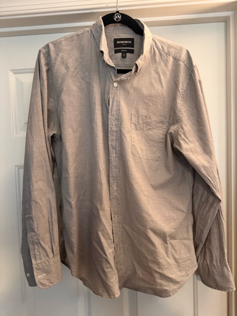 Bonobos Men's Button-Down Shirt in Light Gray